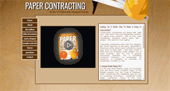 Desktop Screenshot of papercontracting.com