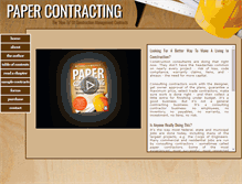 Tablet Screenshot of papercontracting.com